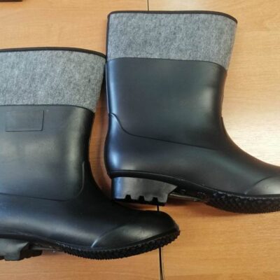 Kalosze Buty Filcowo-PCV Czarne roz. 46